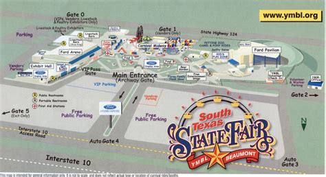 Texas State Fair Map - Printable Map