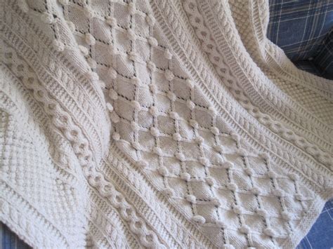 Ravelry: Diamonds and Bobbles Afghan by Lee Gant Motif Afghan, Knit ...