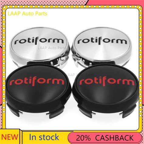 New Cardiy Pcs Mm Rotiform Logo Sticker Wheel Cap Rotiform Sport Rim