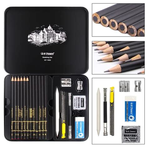 Pi Ces Kit De Dessin D Art Professionnel Crayon Dessin Dessin