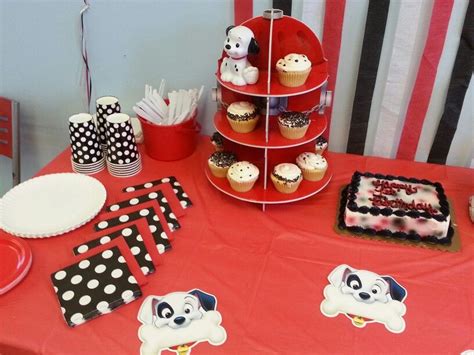 101 Dalmatians Table Decor 2nd Birthday Parties Baby First Birthday