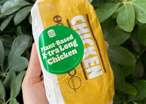 Burger King Adds Plant Based X Tra Long Chicken To Its All Meatless