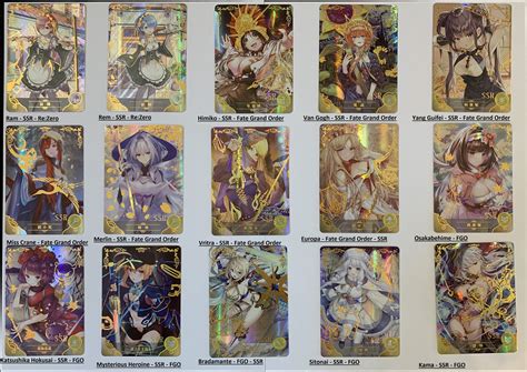 Waifu Cards 2 0 Goddess Story Tcg Anime Doujin Lewd Holo Trading Cards Ssr Ptr Mr Zr Nr Etsy