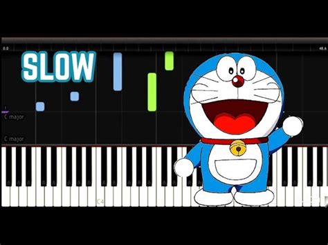 Doraemon Theme - Easy Piano Music - SLOW Chords - Chordify