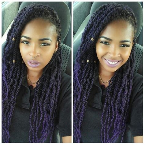 Purple Marley Hair