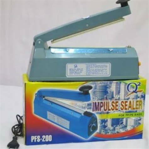 jual sealer plastik kemasan sealer listrik impulse sealer cm  cm