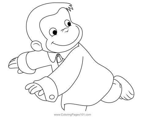 Running George Coloring Page Artofit