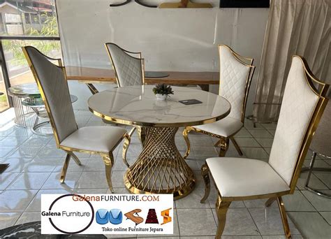 Jual Furniture Kaki Meja Stainless Gold Mewah Dari Produsen