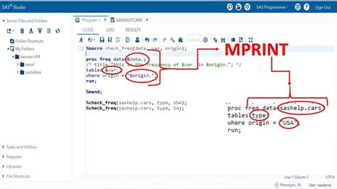 Macros In Sas Sas Macro Debugging Option Mprint Debugging Sas