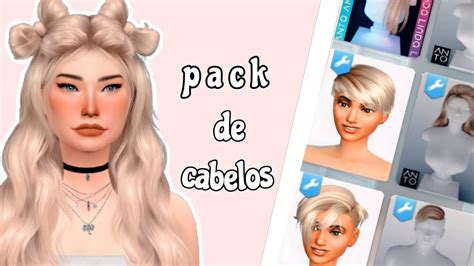 PACK DE CABELOS FEMININOS THE SIMS 4 YouTube