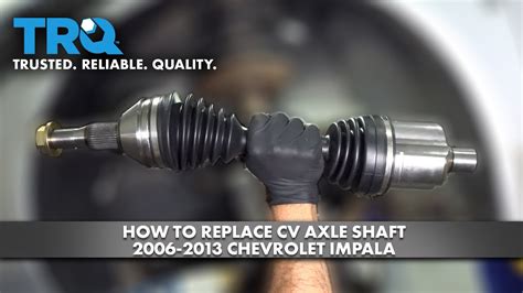 How To Replace Cv Axle Shaft Chevrolet Impala Youtube