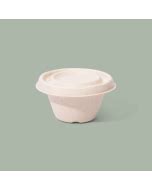 2oz PFAS Free Fiber Portion Cup Lid Compostable 2000 Cs