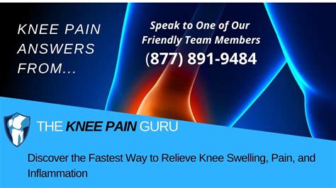 Discover The Fastest Way To Relieve Knee Swelling Pain And