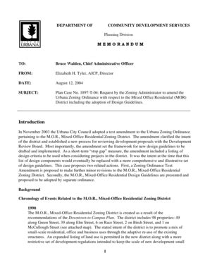 Fillable Online City Urbana Il Draft Ordinance 2004 08 104 An Ordinance