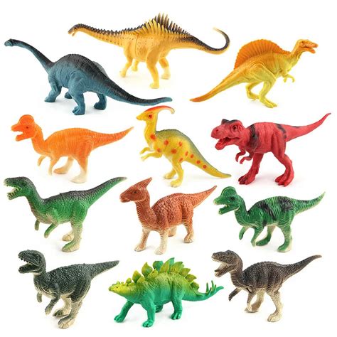 Conjunto De Figuras De Dinossauro Brinquedo Colecion Vel Dinossauro Pl