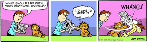 Garfield, November 1980 comic strips | Garfield Wiki | Fandom