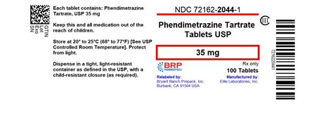 Phendimetrazine Tartrate Tablet