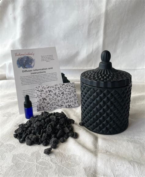 Lava Rock Diffuser Geo Jar Lava Stone Diffuser Uk Ts For Etsy