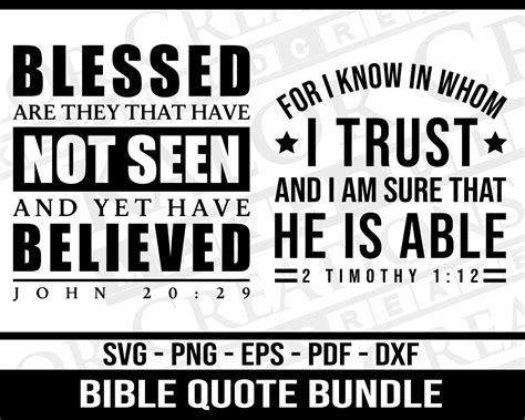 Bible Quote Svg Bundle Bible Verse Faith Svg Christian Svg Religious