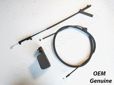 Audi A A B S S Hood Latch Release Cable Front Rear Handle Full