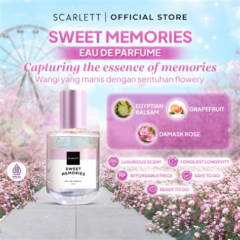 Jual Scarlett Whitening Eau De Parfum Sweet Memories Ml Edp Parfum