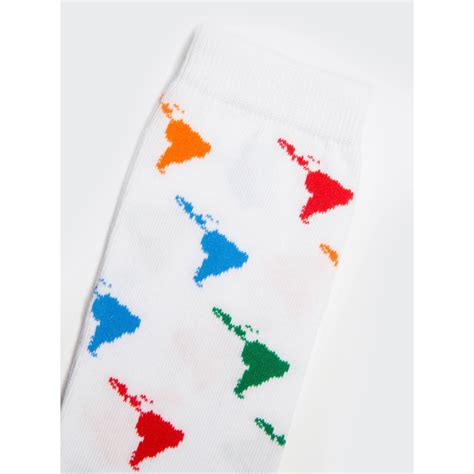 Meia MAPINHAS Branca Fuerza Latina