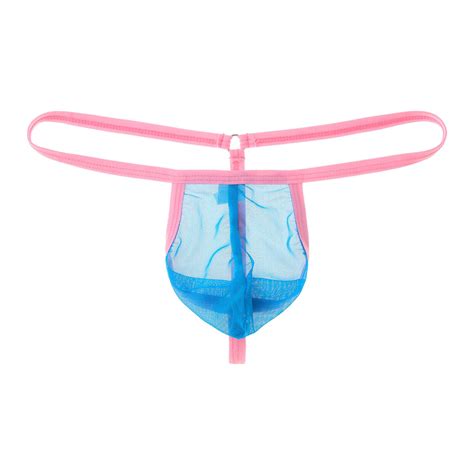 Men S G String Briefs Sexy Mini Thongs Bikini Underwear T Back Low Rise Thongs EBay