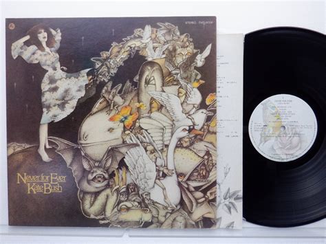 【やや傷や汚れあり】kate Bush ケイト・ブッシュ 「never For Ever 魔物語 」lp（12インチ） Toshiba