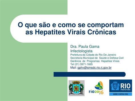 Ppt O Que São E Como Se Comportam As Hepatites Virais Crônicas