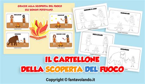 Schede Di Storia Il Cartellone Della Scoperta Del Fuoco Fantavolando