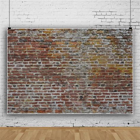 Leowefowa Blurry Brick Wall Backdrop X Ft Vintage India Ubuy