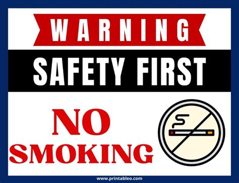 50 Printable No Smoking Signs And Symbols Free Download