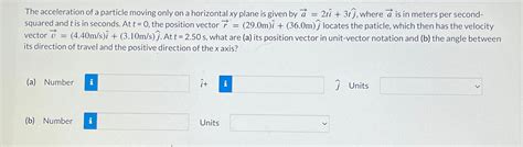 Solved The Acceleration Of A Particle Moving Only On A Chegg