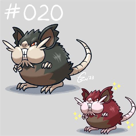 #020 - Alolan Raticate by CurtZeNinja on DeviantArt