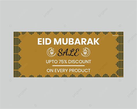 Banner De Venda Do Festival Islâmico Abstarct Eid Mubarak Vetor Modelo