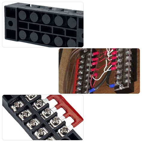 Sets Positions Dual Row Screw Terminal Strip Blocks Positions