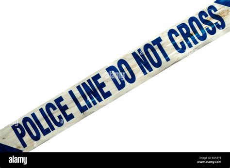 Police Line Do Not Cross message on police tape Stock Photo - Alamy