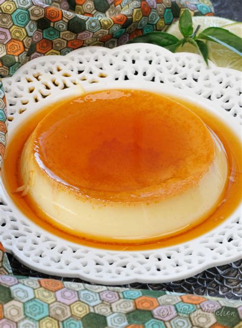 Easy Flan Recipe For One - One Dish Kitchen