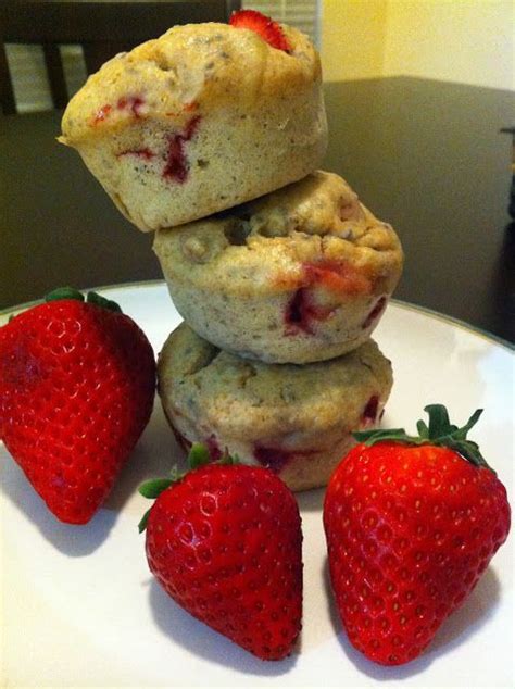 Bikini Baker Skinny Strawberry Lemon Chia Seed Muffins Lemon Chia