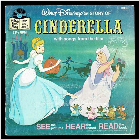 Cinderella Walt Disneys See Hear Read 24 Page Softcover Book