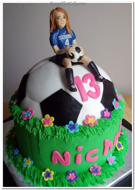 Soccer Birthday Cakes Image Detail For Soccer Girl Birthday Cake Cake