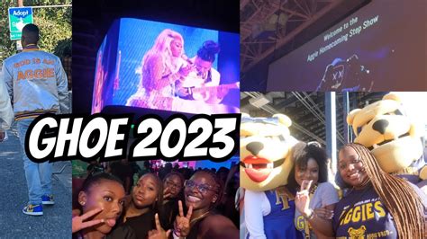 2023 GHOE Vlog NCAT Homecoming Parties Pep Rally Step Show