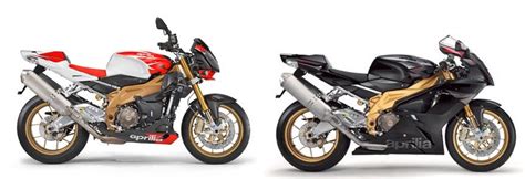 Motorrad Vergleich Aprilia Rsv Tuono Factory Vs Aprilia Rsv