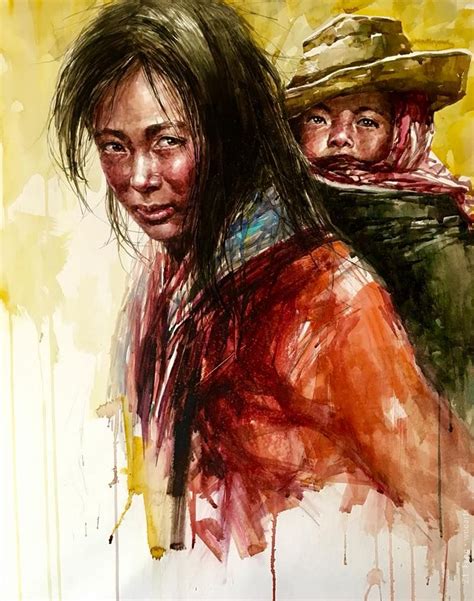 Z L Feng Gallery 33 Watercolor And Pastel Paintings Chinese Artist