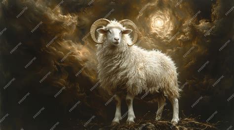 Premium Photo | The Lamb Of God Seated Throne Wallpaper