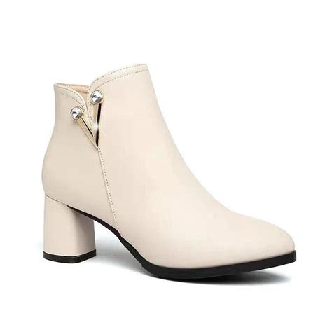 Зимние модные женские ботильоны на танкетке, ботинки на высоком каблуке ...