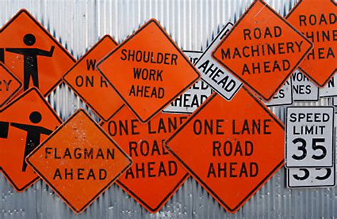 Road Construction Safety Signs