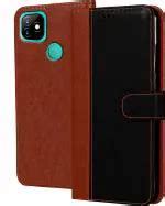 Buy HUPSHY Back Cover For Itel Vision 1 Black Brown Silicon Pack Of