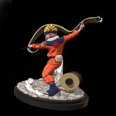 Naruto Figur D Modell Bereit Zum Stl Druck