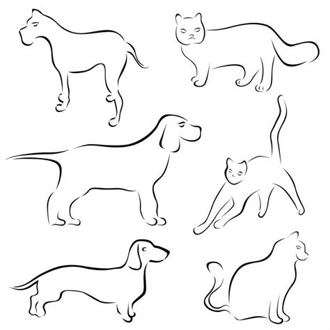 Stick figure cartoon dog (94137) Free EPS Download / 4 Vector